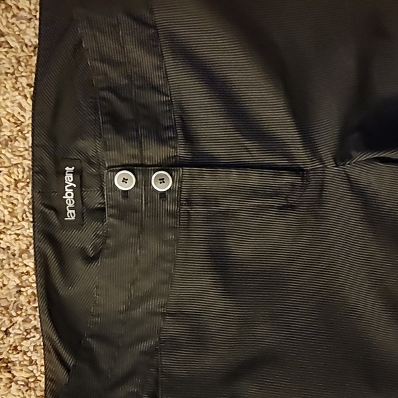 Lane Bryant pinstriped dress slacks. Size 18 Petite, Black/white - Picture 2 of 6